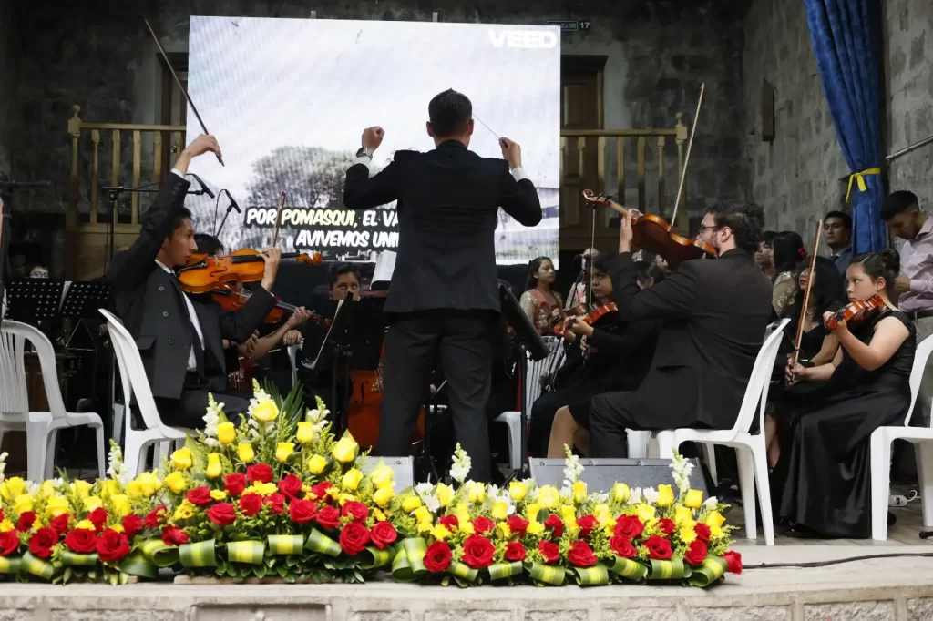 La Orquesta Sinfónica Inti celebra los 452 años de parroquialización de Pomasqui