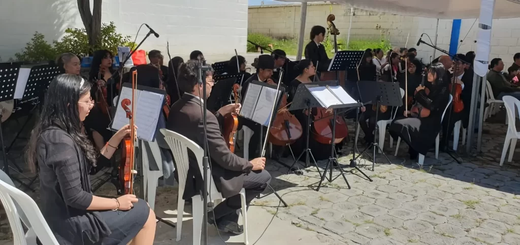 La Orquesta Sinfónica Inti participa en el evento por el Día Internacional de la Eliminación de la Violencia contra la Mujer